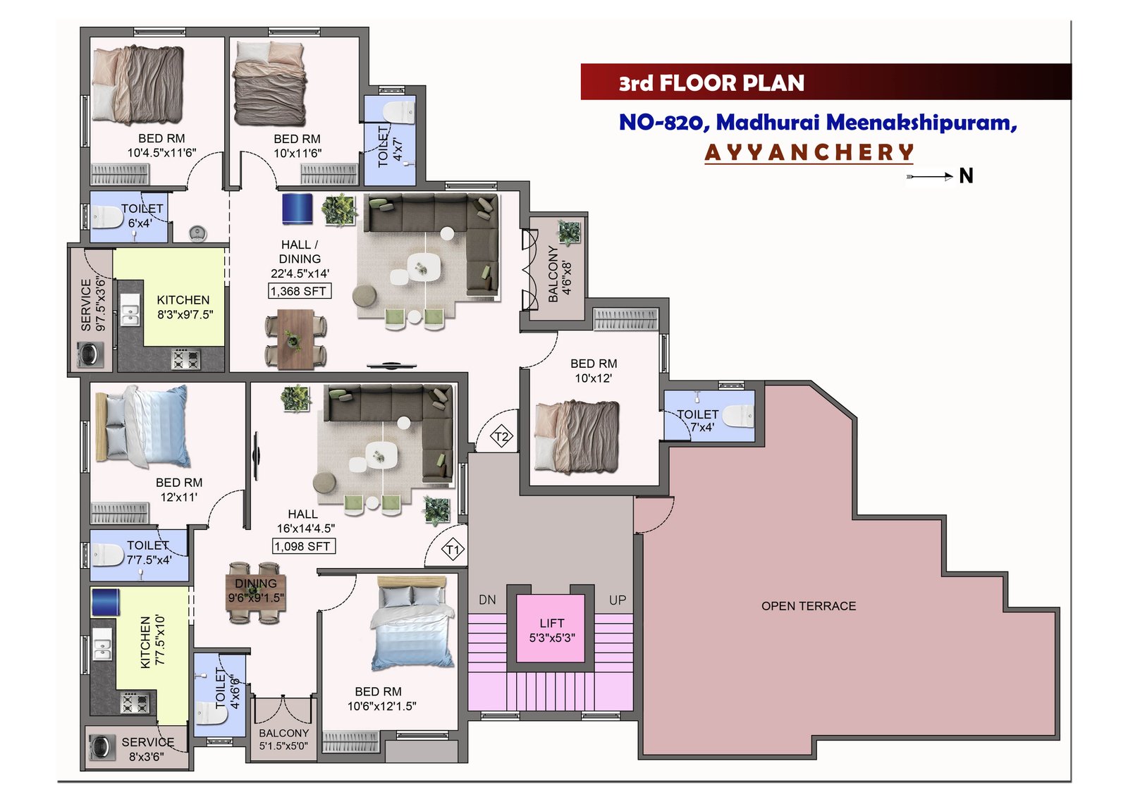 Floor Plan 1368.00