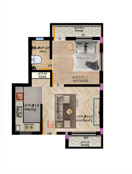Floor Plan 607.50