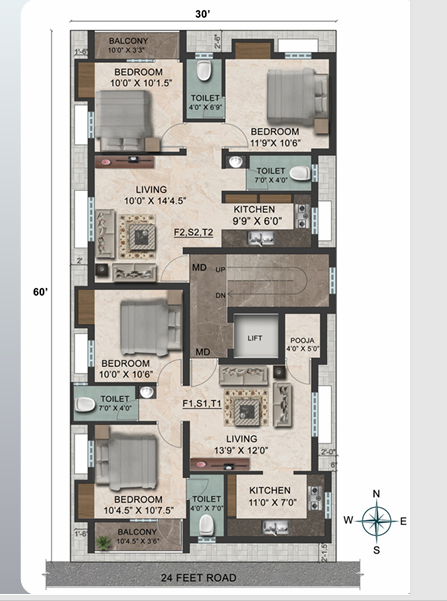 Floor Plan 838.00