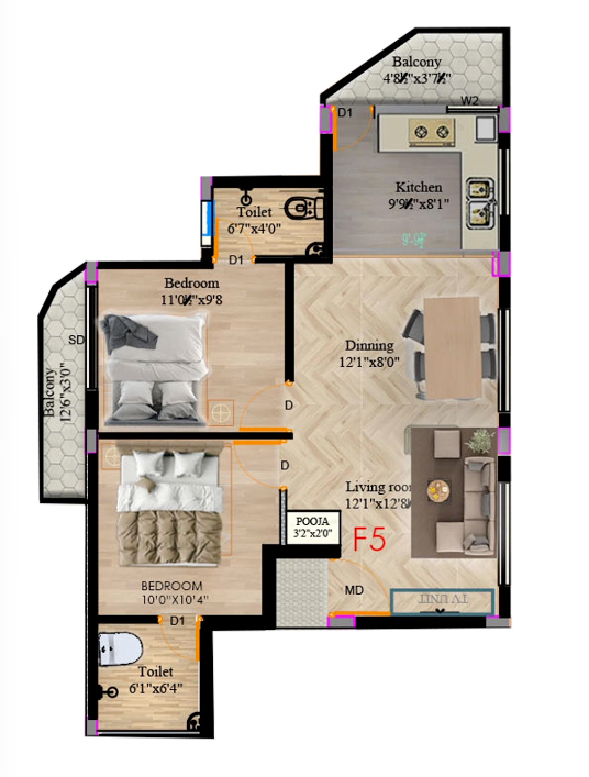 Floor Plan 936.25
