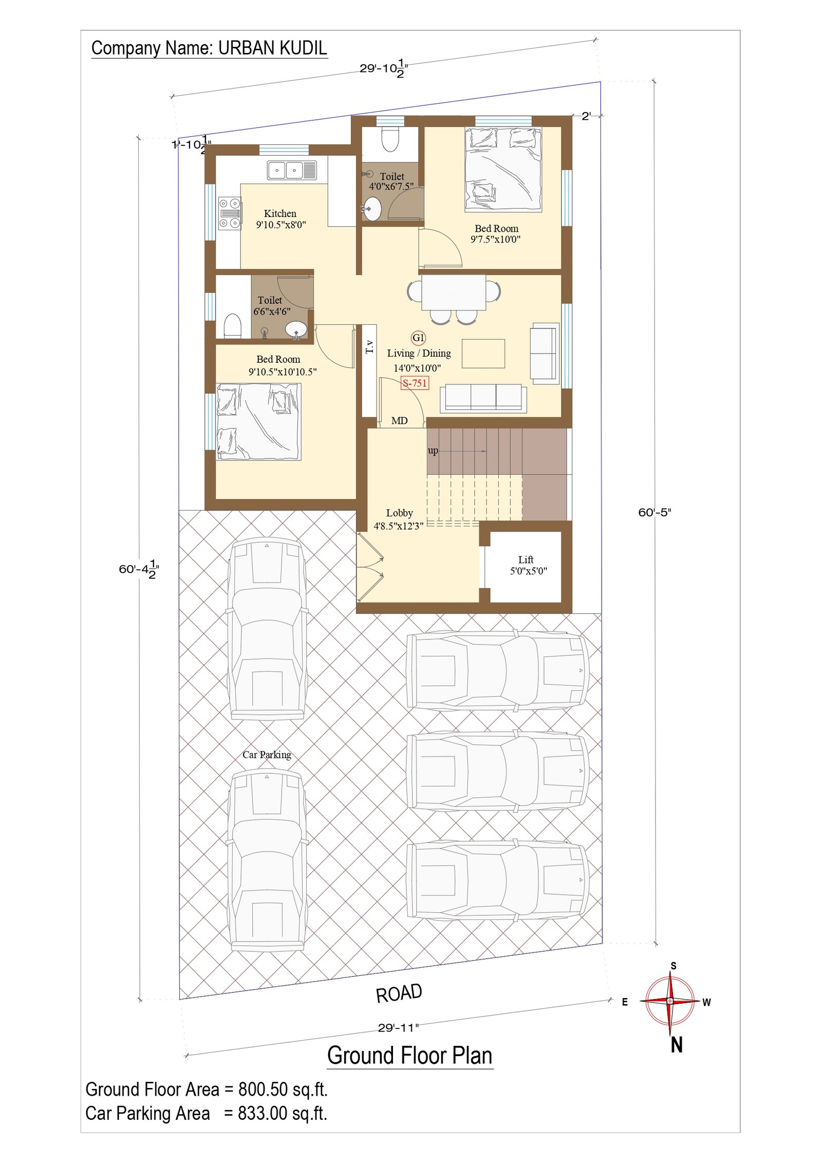 Floor Plan 751.00